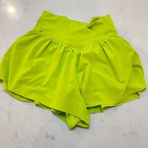 Women's Athletic Shorts in Bright Green